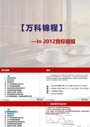 2012重庆万科锦程竞标提报 109页