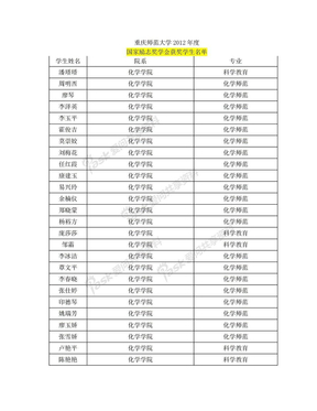 国家励志奖学金