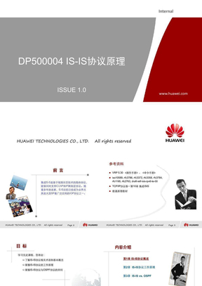 DP500004 ISIS协议原理 ISSUE1