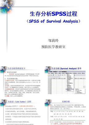 生存分析SPSS
