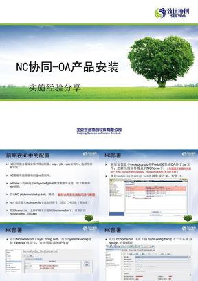 致远OA协同办公系统NC-OA安装流程-20100713
