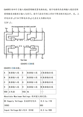 CD4093中文资料