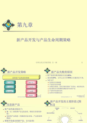 新产品开发与产品生命周期策略