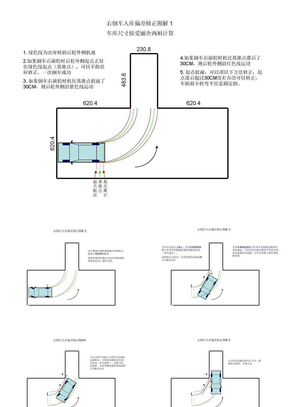 2013倒车入库技巧-偏差修正图解