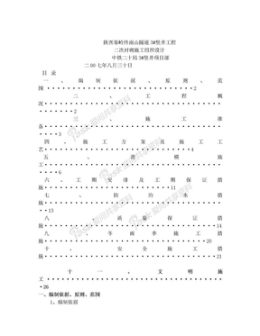 竖井混凝土滑模施工组织设计