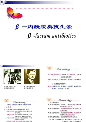β—内酰胺类抗生素
