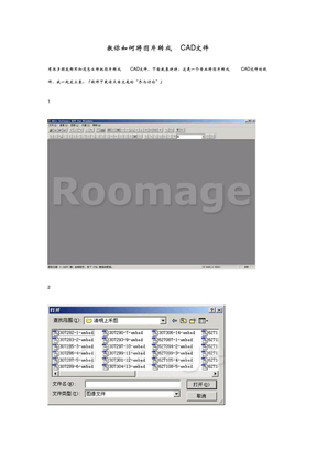 R2V32(JPG转CAD)教你如何将图片转成CAD文件