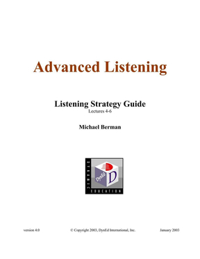 Dyned Advanced Listening guide2