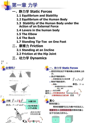 2-人体静力学与平衡