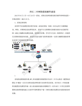 冷江二中网络联校硬件建设