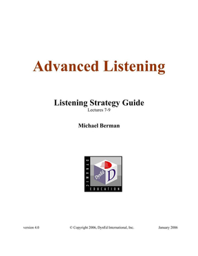 Dyned Advanced Listening guide3