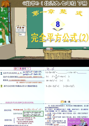 七（下）完全平方公式课件（二）_1083