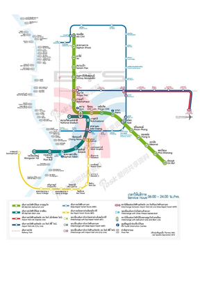 泰国地铁轻轨图