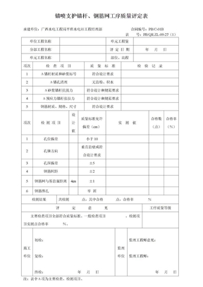 锚喷支护锚杆