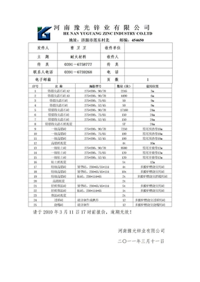 耐火材料询价