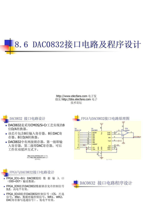 DAC0832接口电路及程序设计
