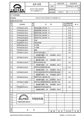 70TP 002-2010 钢格栅平台梯子标准图