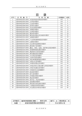 ISO体系整套合集