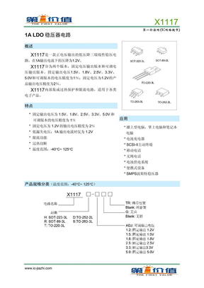 LM1117 中文PDF资料