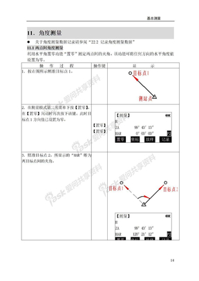 全站仪使用教程全站仪使用方法（四）基本测量