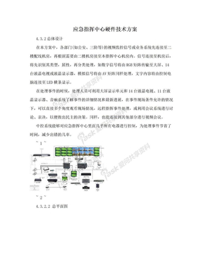 应急指挥中心硬件技术方案