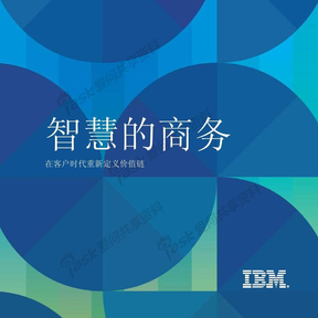 IBM咨询报告系列-2：智慧的商务