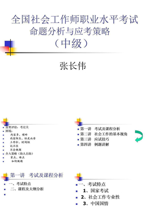 社会工作综合能力（中级冲刺）