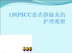 picc护理典型病例ppt课件