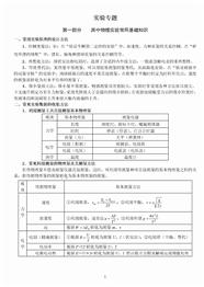 高中物理实验