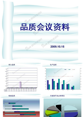 品质会议资料模板