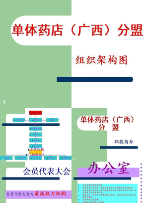 协会组织架构图PPT参考课件