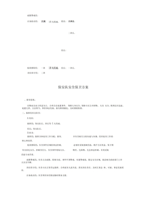 安保方案