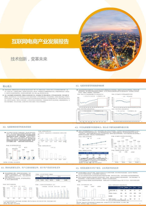 互联网电商产业发展报告