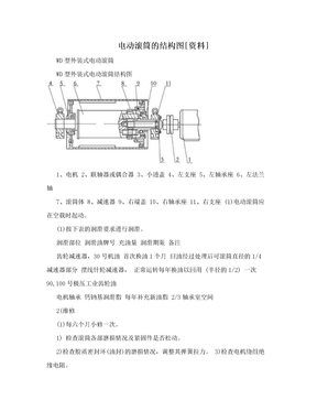 电动滚筒的结构图[资料]