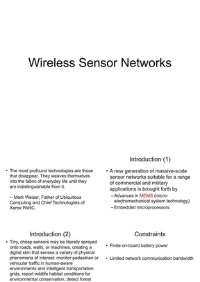 WSN-无线传感器网络