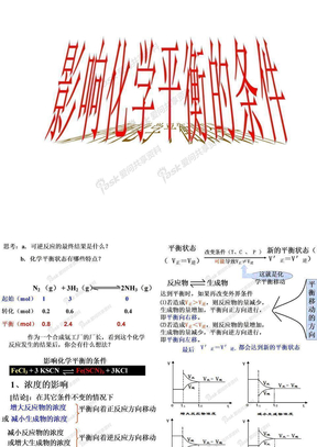 影响化学平衡的条件zy