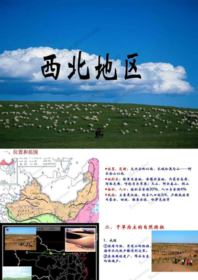 高二中国地理复习课件十一：西北地区