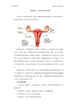 妇科炎症——女性不孕的主要原因