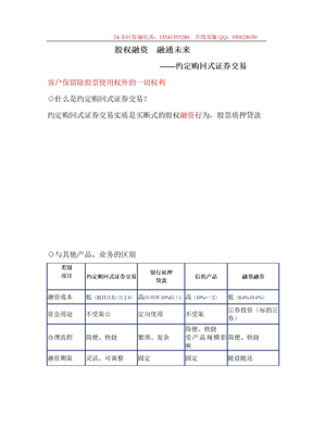 证券公司的约定购回业务是怎么回事