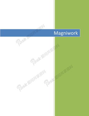 Magnivvork磁能下载 在线阅读 爱问共享资料