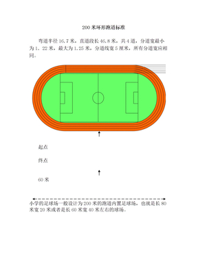 200米跑道面积图片