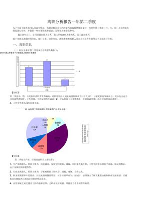 离职分析报告