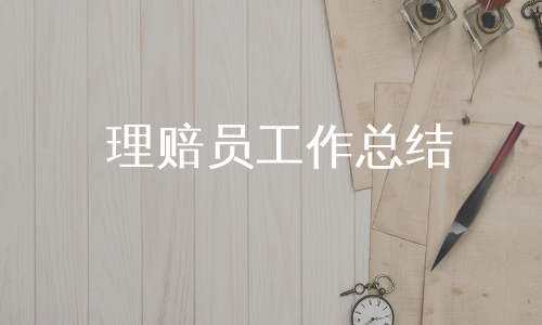 理赔员工作总结