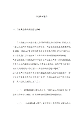 市场需求分析报告