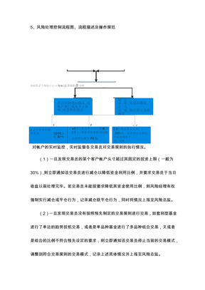 风险处理控制流程图