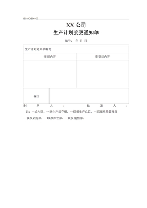 pmc常用表格模板