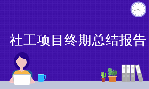 社工项目终期总结报告