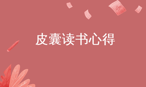 皮囊读书心得