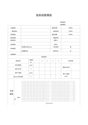 击实试验报告