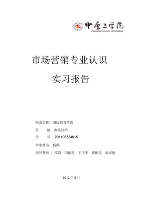 碳酸饮料行业实习报告